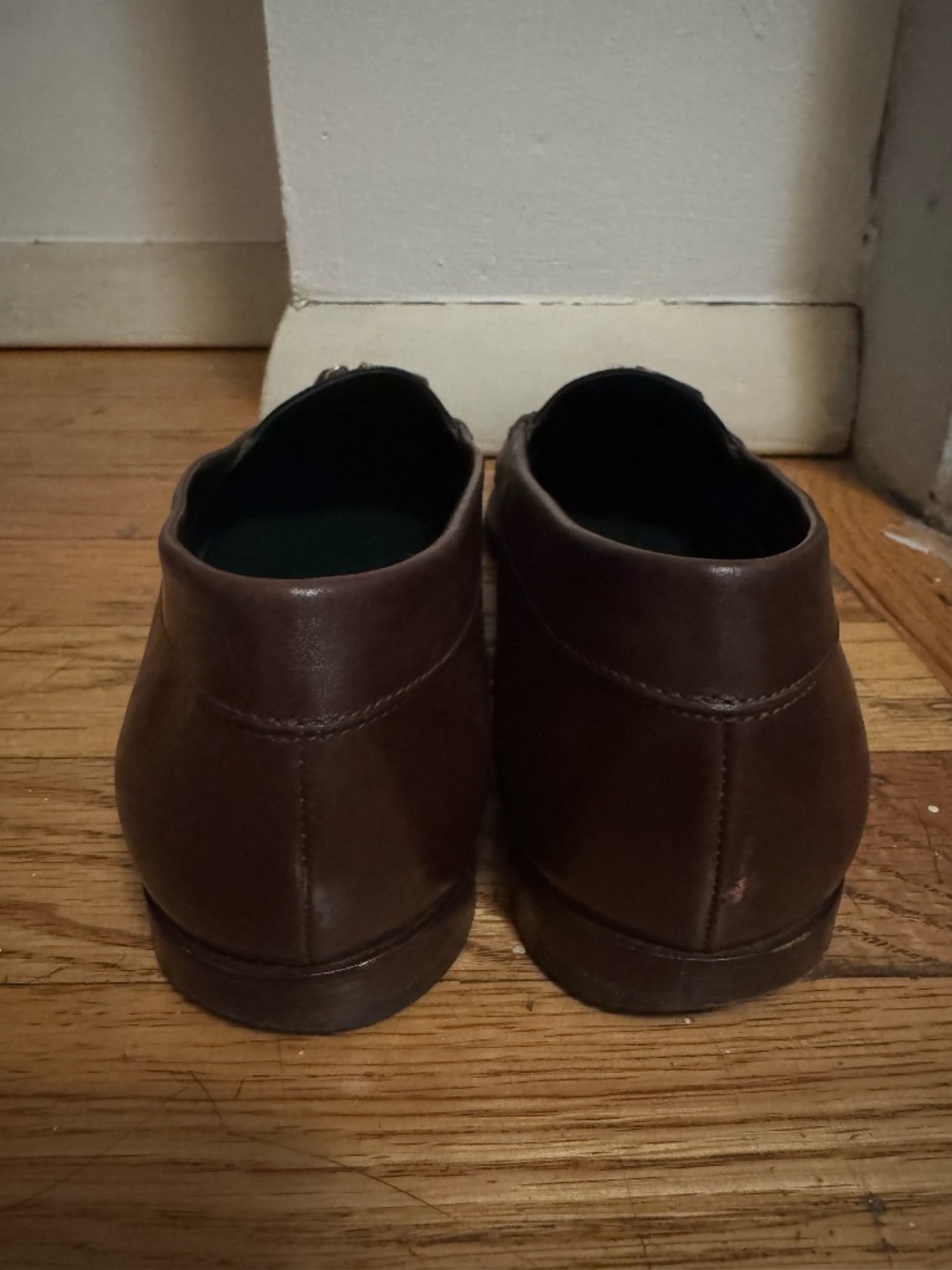 Vintage Authentic Gucci Dark Brown Tassel Loafers - Size 38.5 - Picture 7 of 8